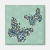 Marokkaans Monarch Magnet (Voorkant)