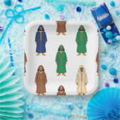 Marokkaans motief papieren bordje (Feest)