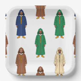 Marokkaans motief papieren bordje