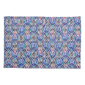 Marokkaans mozaïek: kleurrijk traditioneel ontwerp kussensloop (Achterkant)