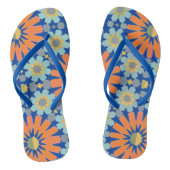 Marokkaans Mozaïek Tegel Ontwerp Teenslippers (Voetbed)