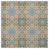 Marokkaans mozaïek traditioneel boho-patroon. stof (Swatch)