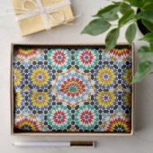 Marokkaans Mozaïek Traditioneel Boho Patroon Tissuepapier (Geschenk)
