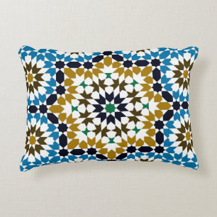Marokkaans Mozaïek Traditioneel Geometrisch Boho P Accent Kussen