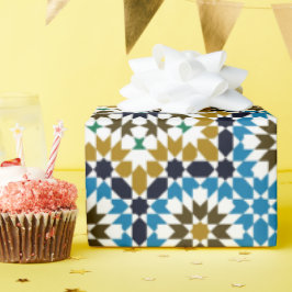 Marokkaans Mozaïek Traditioneel Geometrisch Boho P Cadeaupapier