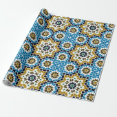 Marokkaans Mozaïek Traditioneel Geometrisch Boho P Cadeaupapier (Uitgerold)