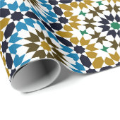Marokkaans Mozaïek Traditioneel Geometrisch Boho P Cadeaupapier (Rol Hoek)