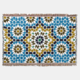 Marokkaans Mozaïek Traditioneel Geometrisch Boho P Deken