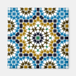 Marokkaans Mozaïek Traditioneel Geometrisch Boho P Magneet