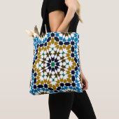 Marokkaans Mozaïek Traditioneel Geometrisch Boho P Tote Bag (Dichtbij)
