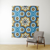 Marokkaans Mozaïek Traditioneel Geometrisch Boho P Wandkleed (In situ)