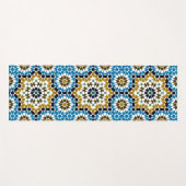 Marokkaans Mozaïek Traditioneel Geometrisch Boho P Yogamat (Voorkant (horizontaal))