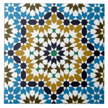 Marokkaans Mozaïek Traditioneel Geometrisch Patroo