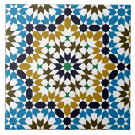 Marokkaans Mozaïek Traditioneel Geometrisch Patroo Tegeltje