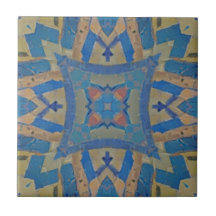 Marokkaans mozaïekgeometrisch patroon aqua blauw g