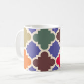 Marokkaans mozaïekpatroon koffiemok (Voorkant links)