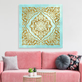 Marokkaans ontwerp - Canvas Print (Insitu (Woonkamer))