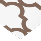 Marokkaans patroon: Bruin Tafelkleed (Gekanteld)