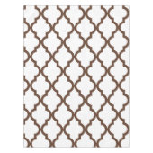 Marokkaans patroon: Bruin Tafelkleed (Voorkant)