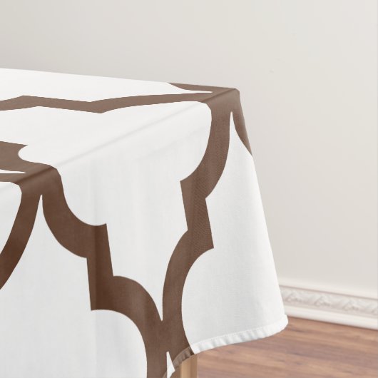 Marokkaans patroon: Bruin Tafelkleed (Voorbeeld)