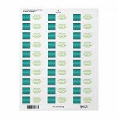 Marokkaans patroon etiket (Full Sheet)