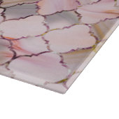 Marokkaans patroon in marmer- en kwartskristalteks snijplank (Hoek)