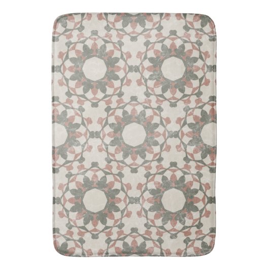 Marokkaans patroon (marmer) badmat (Voorkant Verticaal)