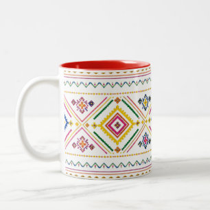 Marokkaans Patroon Mok Boho Tribale Geometrisch