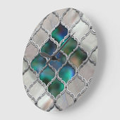 Marokkaans patroon op de parel en de kleurschaal grote klok (Hoek)