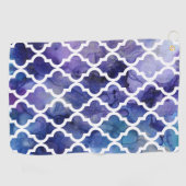 Marokkaans patroon: Paars Golfhanddoek (Horizontaal)