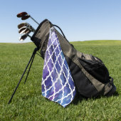 Marokkaans patroon: Paars Golfhanddoek (Groen)