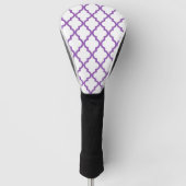 Marokkaans patroon: Paars Golfheadcover (Voorkant)