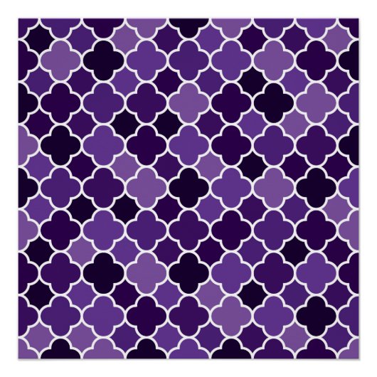 Marokkaans patroon poster (Voorkant)