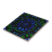 Marokkaans patroon  tegeltje (Zijkant)