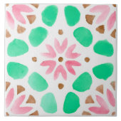 Marokkaans patroon  tegeltje (Voorkant)