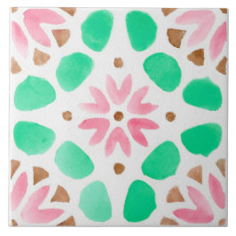 Marokkaans patroon tegeltje