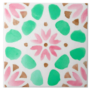 Marokkaans patroon tegeltje