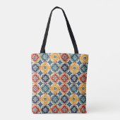 Marokkaans patroon tote bag (Achterkant)