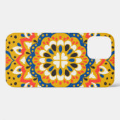 Marokkaans patroon van mozaïekillustraties Case-Mate iPhone case (Achterkant (horizontaal))