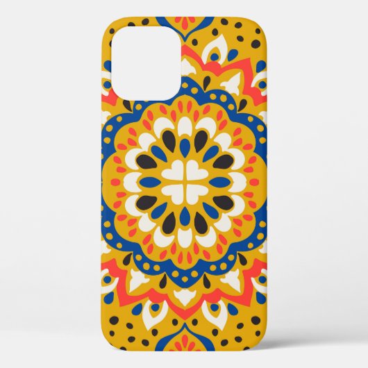 Marokkaans patroon van mozaïekillustraties Case-Mate iPhone case (Achterkant)