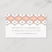 Marokkaans patroon visitekaartje (Achterkant)