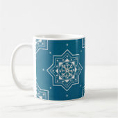 Marokkaans Portugees blauw Azulejos Tile Pattern Koffiemok (Links)