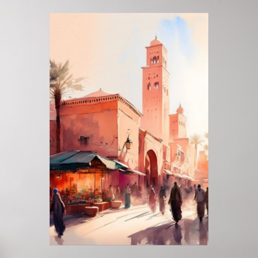 Marokkaans poster (Voorkant)