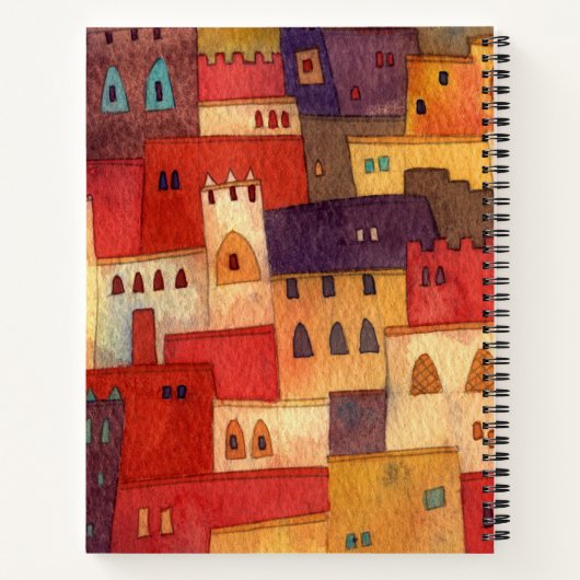 Marokkaans reizen notitieboek (Achterkant)