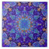 Marokkaans romantisch mandala patroon tegeltje (Voorkant)