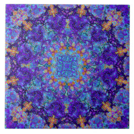 Marokkaans romantisch mandala patroon tegeltje