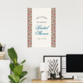 Marokkaans rooster geometrische mandala bruiloft poster (Thuiskantoor)