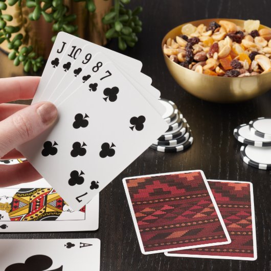 Marokkaans RUG afbeelding, ZUIDELIJK STYL Pokerkaarten (Insitu)