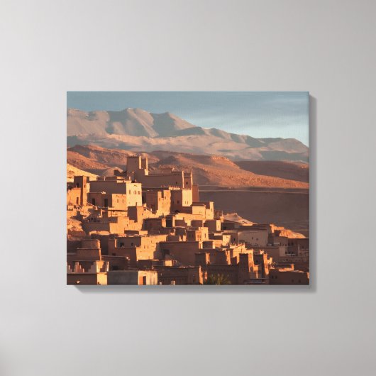 Marokkaans schilderij van Atlas Canvas Afdruk (Voorkant)