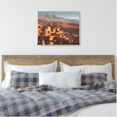 Marokkaans schilderij van Atlas Canvas Afdruk (Insitu (Slaapkamer))